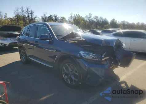 2023 BMW X3 xDrive30I z USA, uszkodzony, nr VIN 5UX53DP05P9P36141